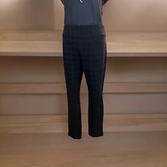 Premise Studio Black Plaid Pants Size Large - Picture 2 of 12